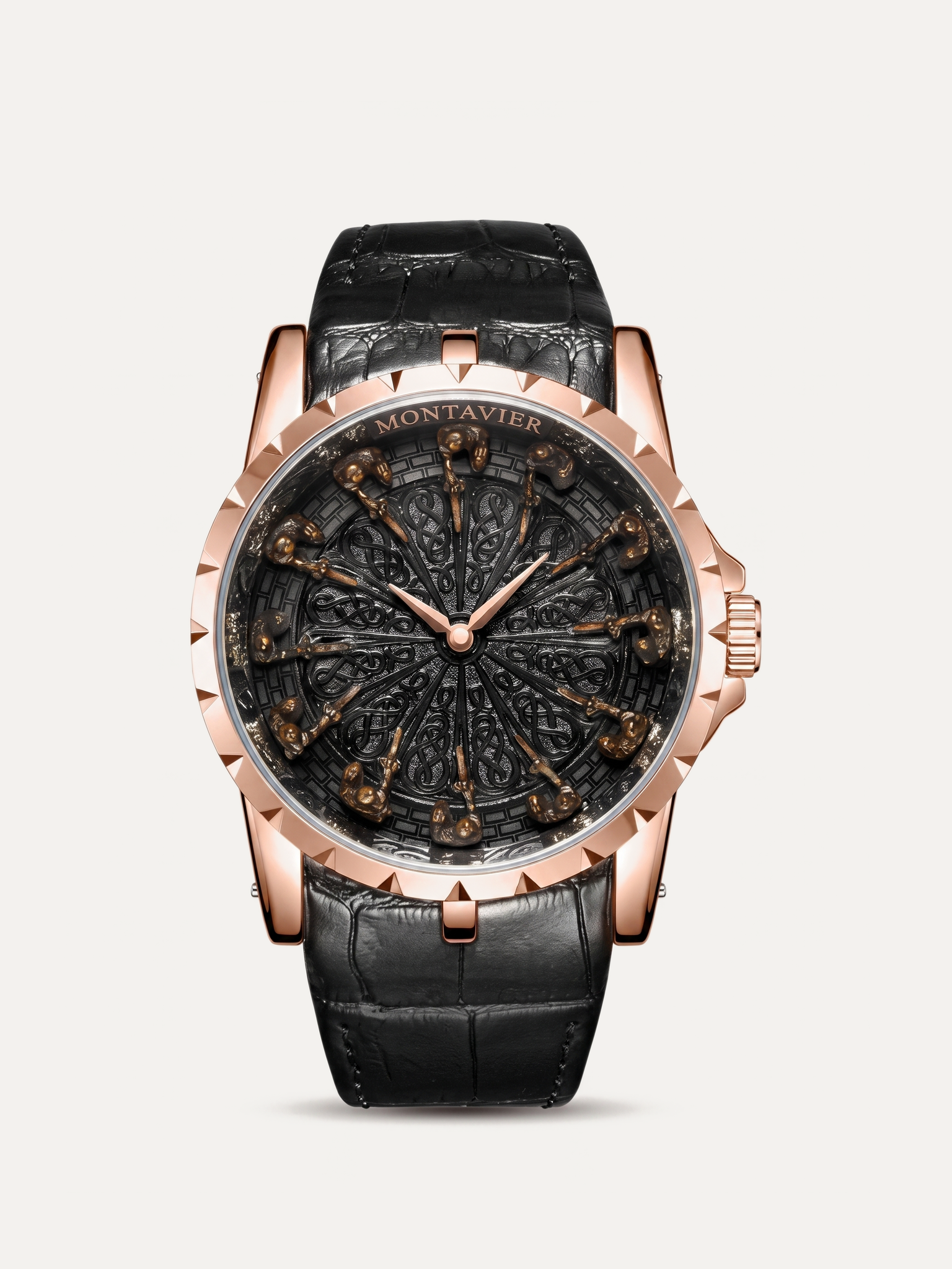 Montavier Knights rose rose black