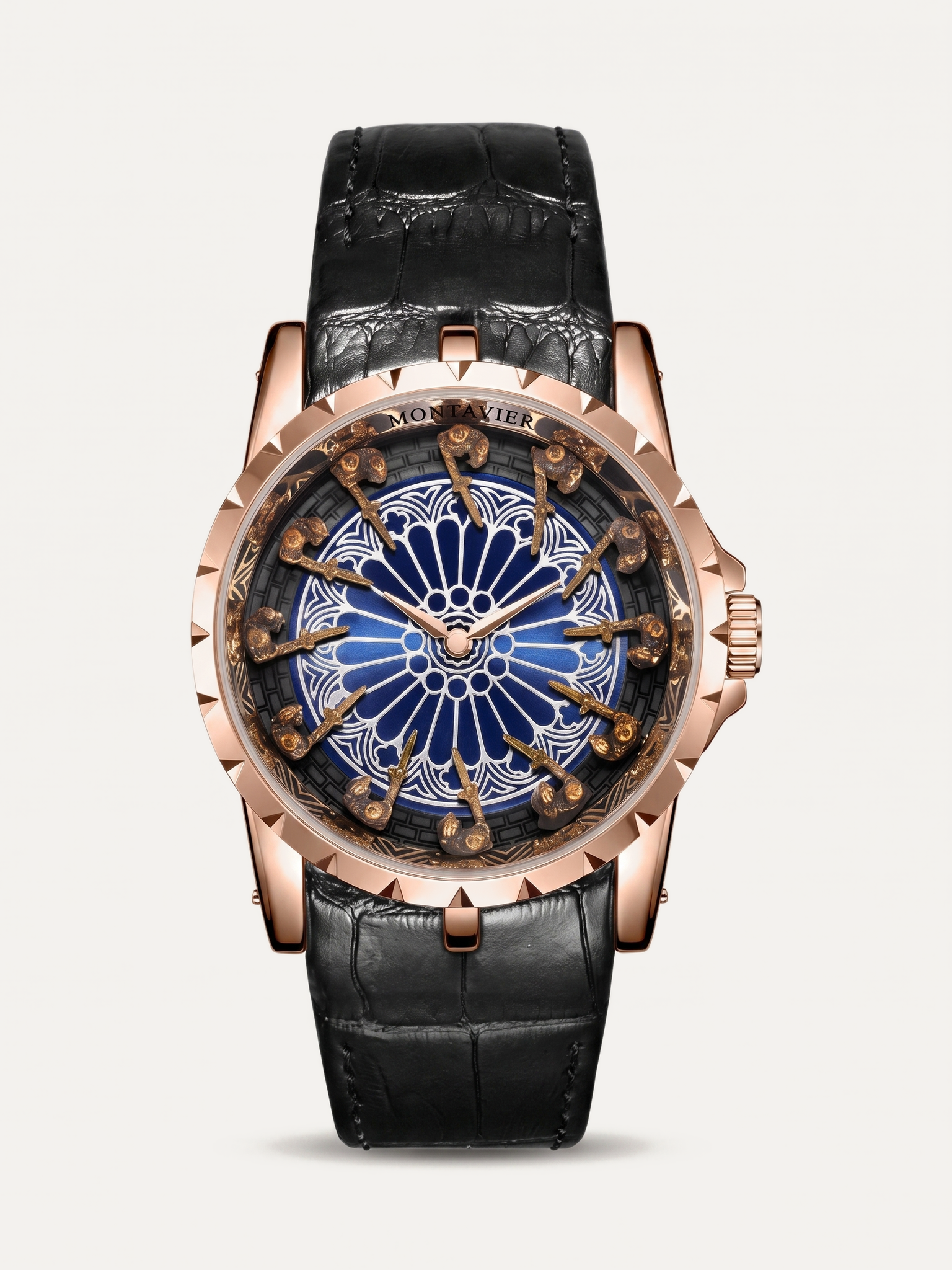 Montavier Knights rose rose blue